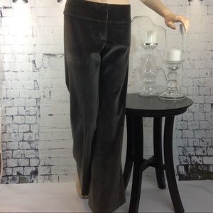 Milly of New York Dark Gray Velvet Trousers